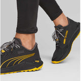 Tenis Puma FAST-TRAC NITRO GTX Nego Amarillo Hombre