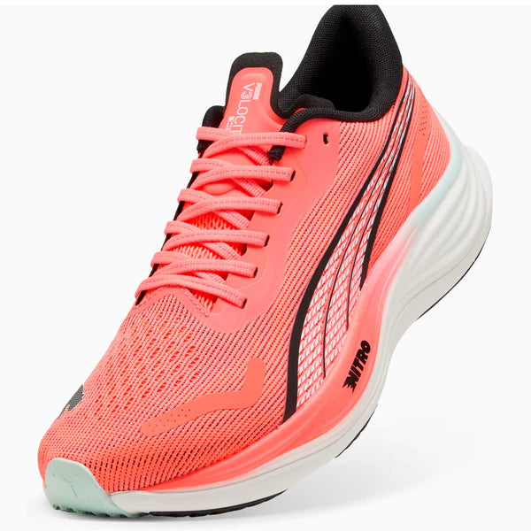 Tenis Puma VELOCITY NITRO 3 Naranja Blanco Hombre