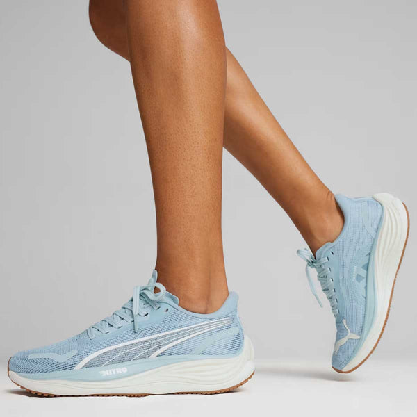 Tenis Puma VELOCITY NITRO 3 Azul Blanco Mujer