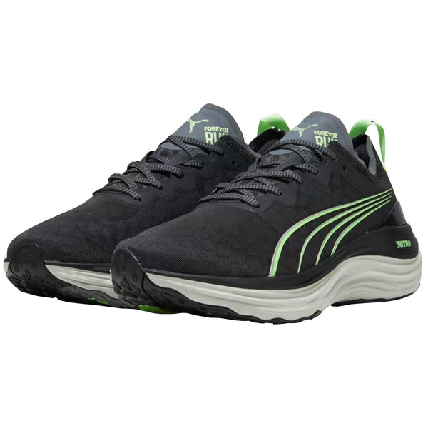 Tenis Puma FOREVER RUN NITRO Negro Verde Hombre