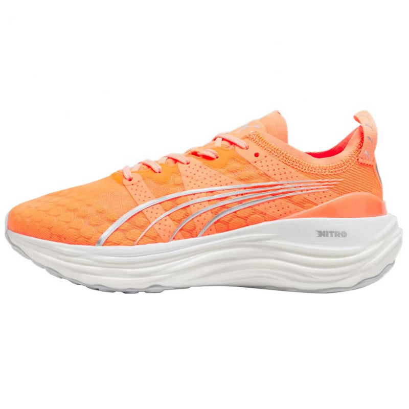 Tenis Puma FOREVER RUN NITRO Naranja Blanco Mujer