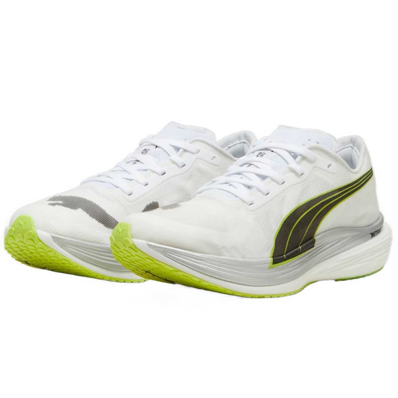 Tenis Puma DEVIATE NITRO ELITE Blanco Lima Hombre