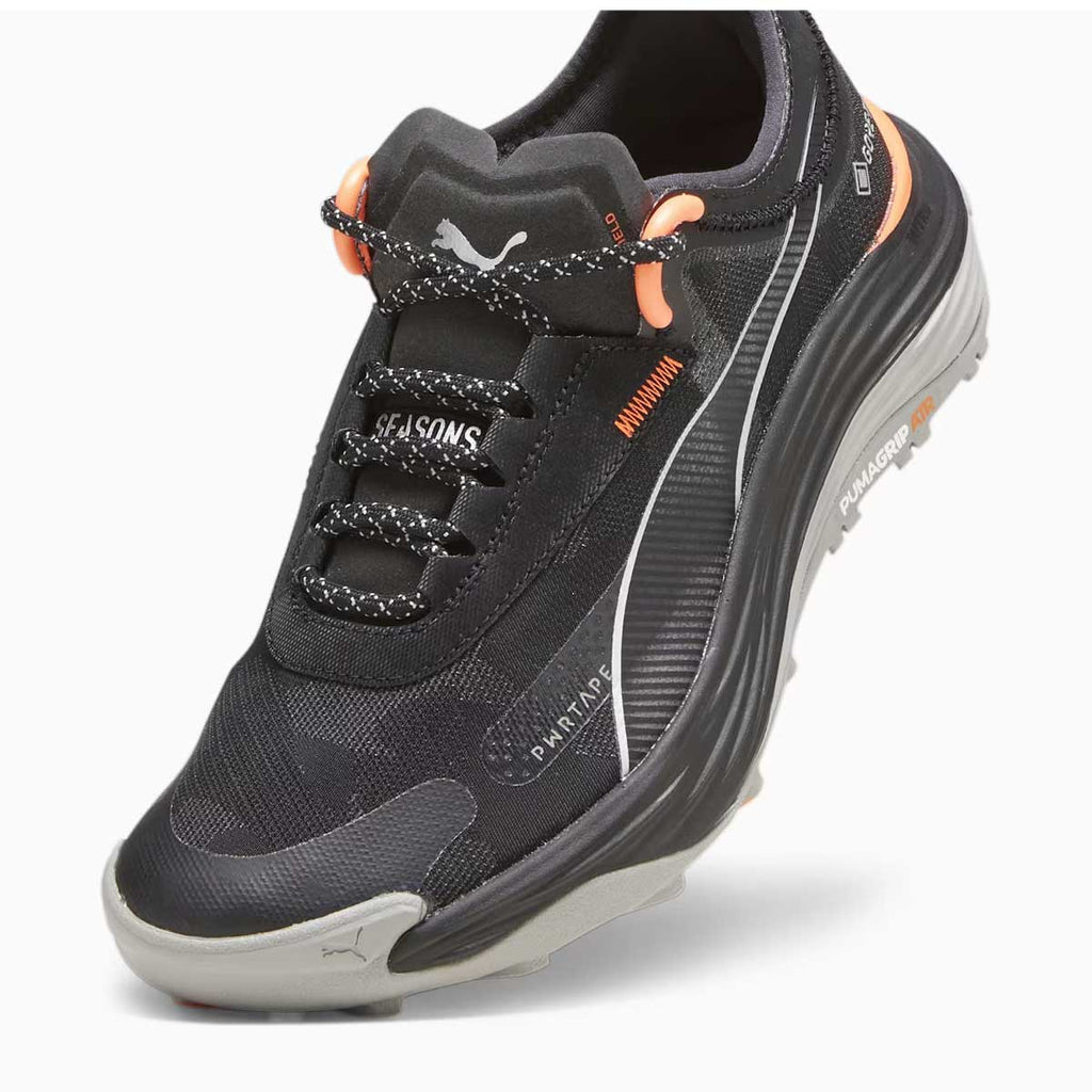 Tenis Puma VOYAGE NITRO 3 GTX Negro Naranja Mujer