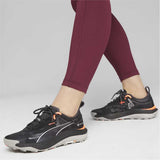 Tenis Puma VOYAGE NITRO 3 GTX Negro Naranja Mujer