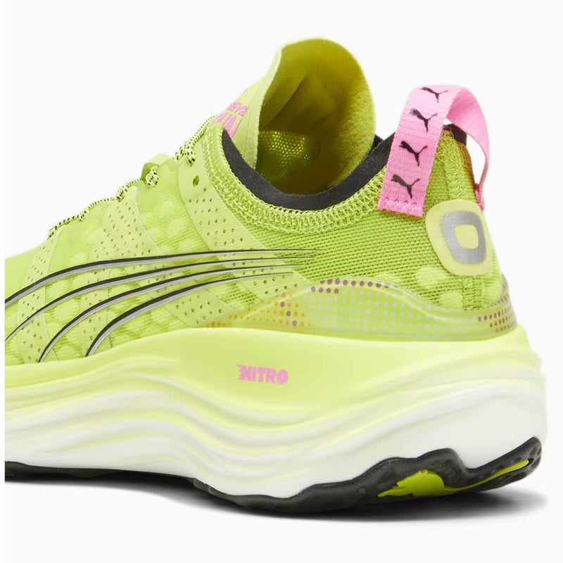 Tenis Puma FOREVER RUN NITRO Amarillo Rosa Mujer