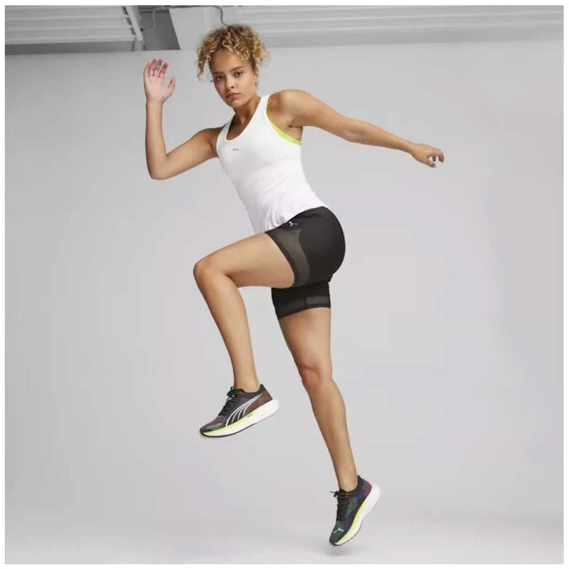 Tenis Puma DEVIATE NITRO 2 Negro Lima Mujer