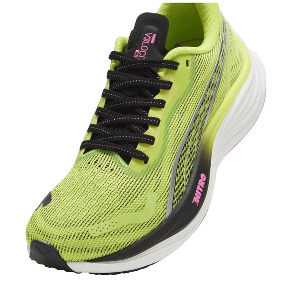 Tenis Puma VELOCITY NITRO 3 Lima Negro Mujer