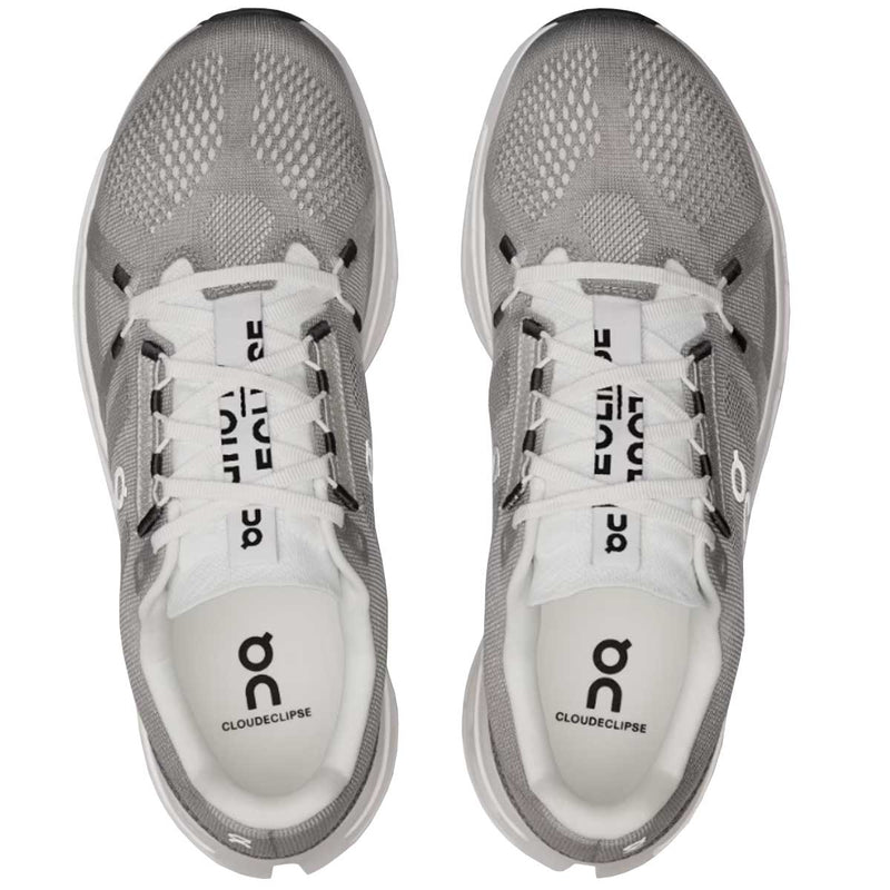 Tenis Running On Cloudeclipse Gris Blanco Hombre