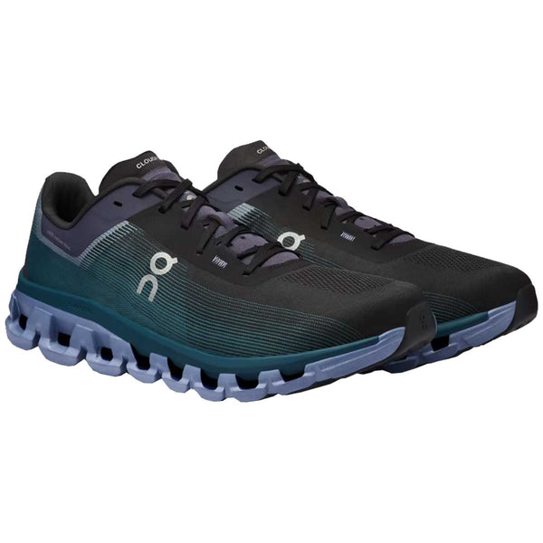 Tenis On Running CLOUDFLOW 4 Negro Tormenta Hombre