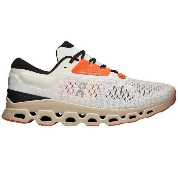 Tenis On Running CLOUD STRATUS 3 Blanco Naranja Hombre