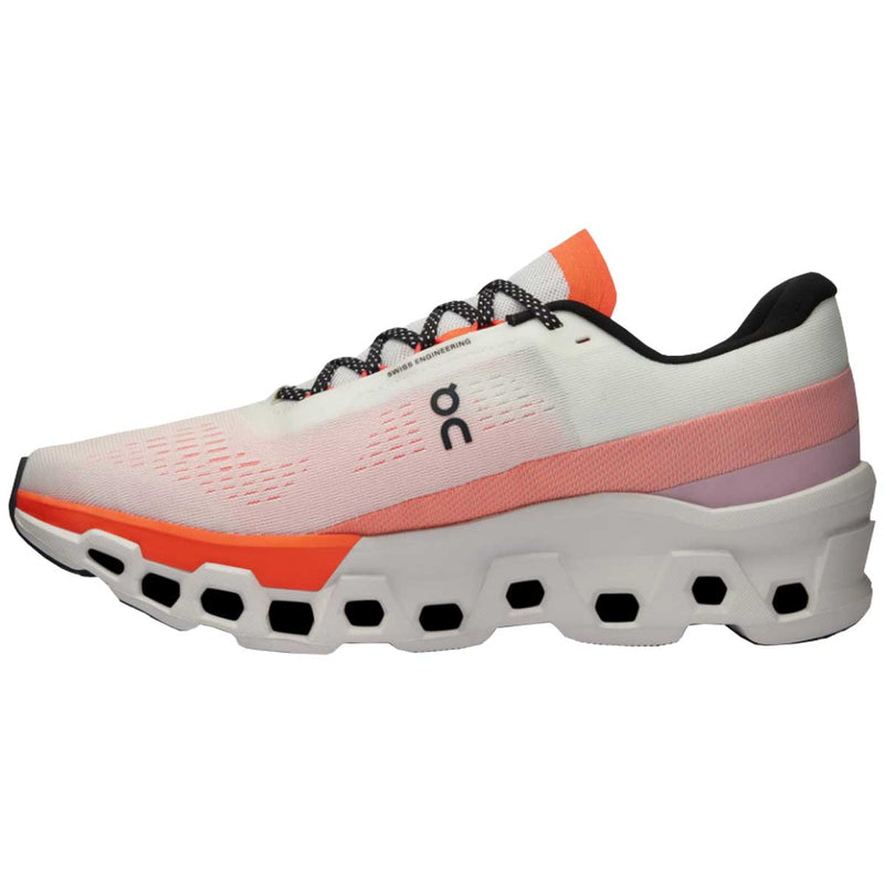 Tenis On CLOUDMONSTER 2 Blanco Naranja Hombre