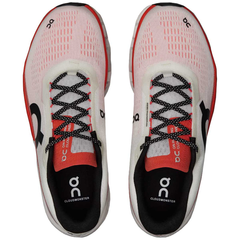 Tenis On CLOUDMONSTER 2 Blanco Naranja Hombre