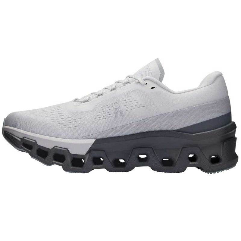 Tenis On CLOUDMONSTER 2 Blanco Gris Hombre
