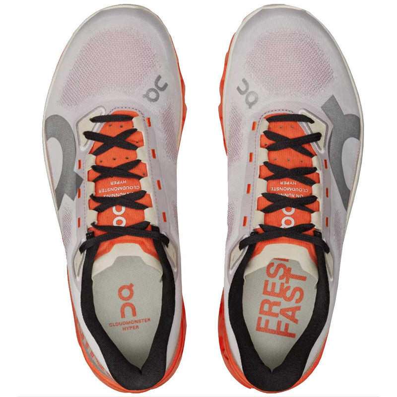 Tenis On CLOUDMONSTER HYPER Blanco Naranja Hombre