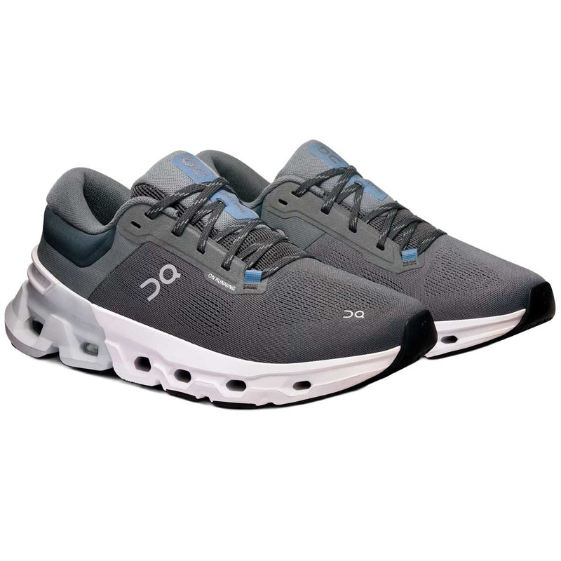 Tenis On Cloudflyer 5 Running Gris Blanco Hombre