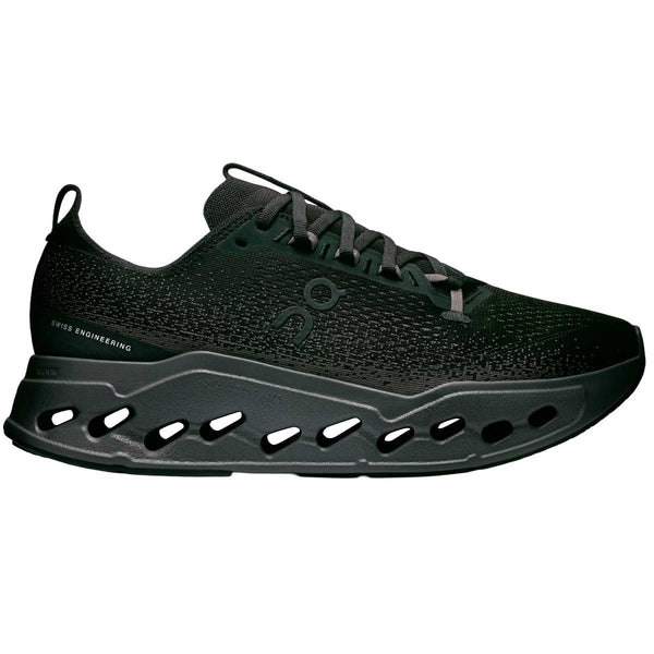 Tenis On CLOUDSURFER MAX Running All Negro Hombre