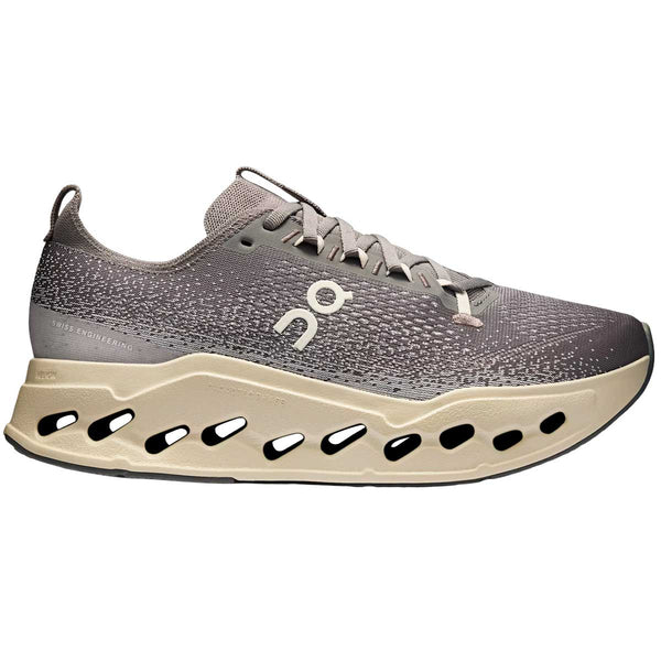 Tenis On CLOUDSURFER MAX Running Gris Beige Hombre
