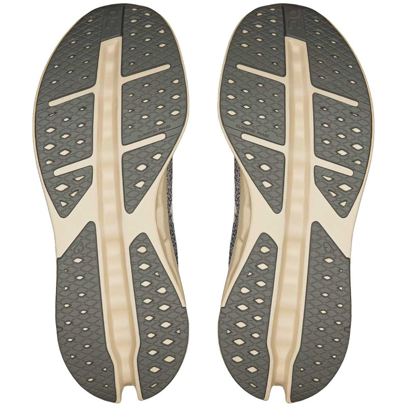Tenis On CLOUDSURFER MAX Running Gris Beige Hombre