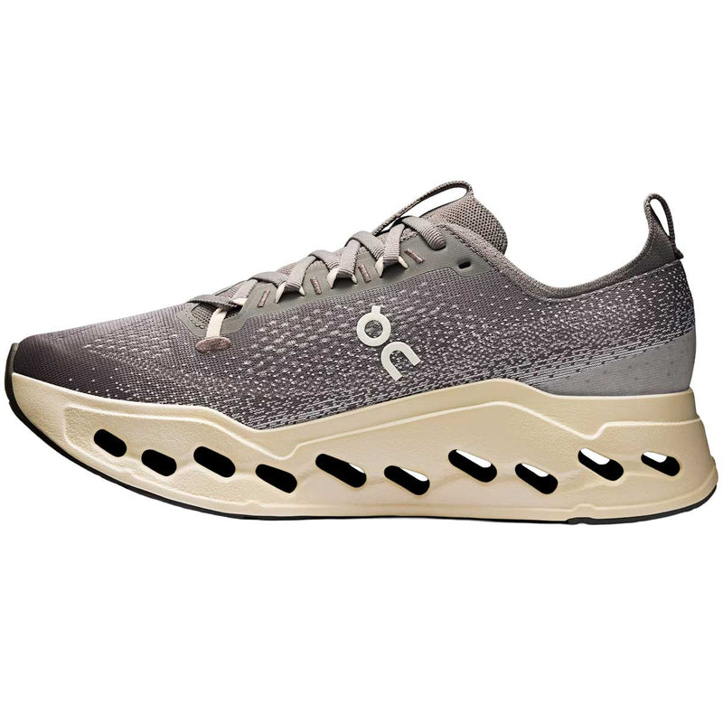 Tenis On CLOUDSURFER MAX Running Gris Beige Hombre