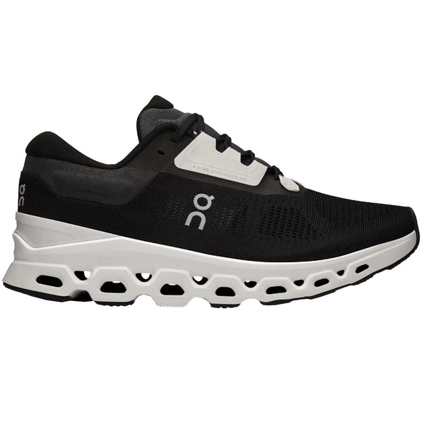 Tenis On Running CLOUDSTRATUS 3 Negro Blanco Mujer