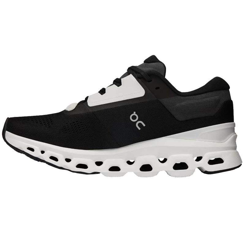 Tenis On Running CLOUDSTRATUS 3 Negro Blanco Mujer