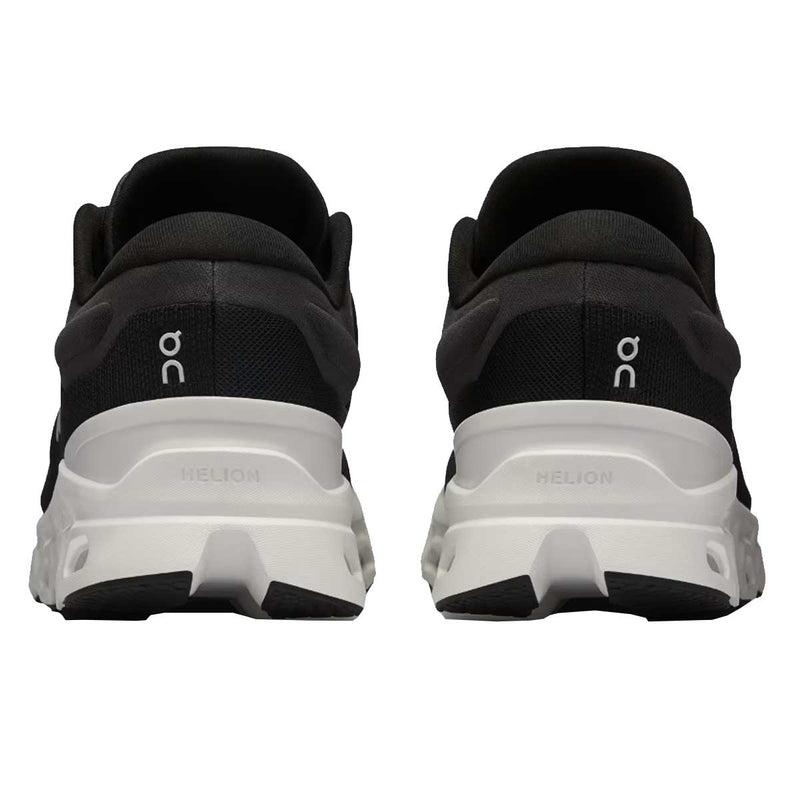 Tenis On Running CLOUDSTRATUS 3 Negro Blanco Mujer
