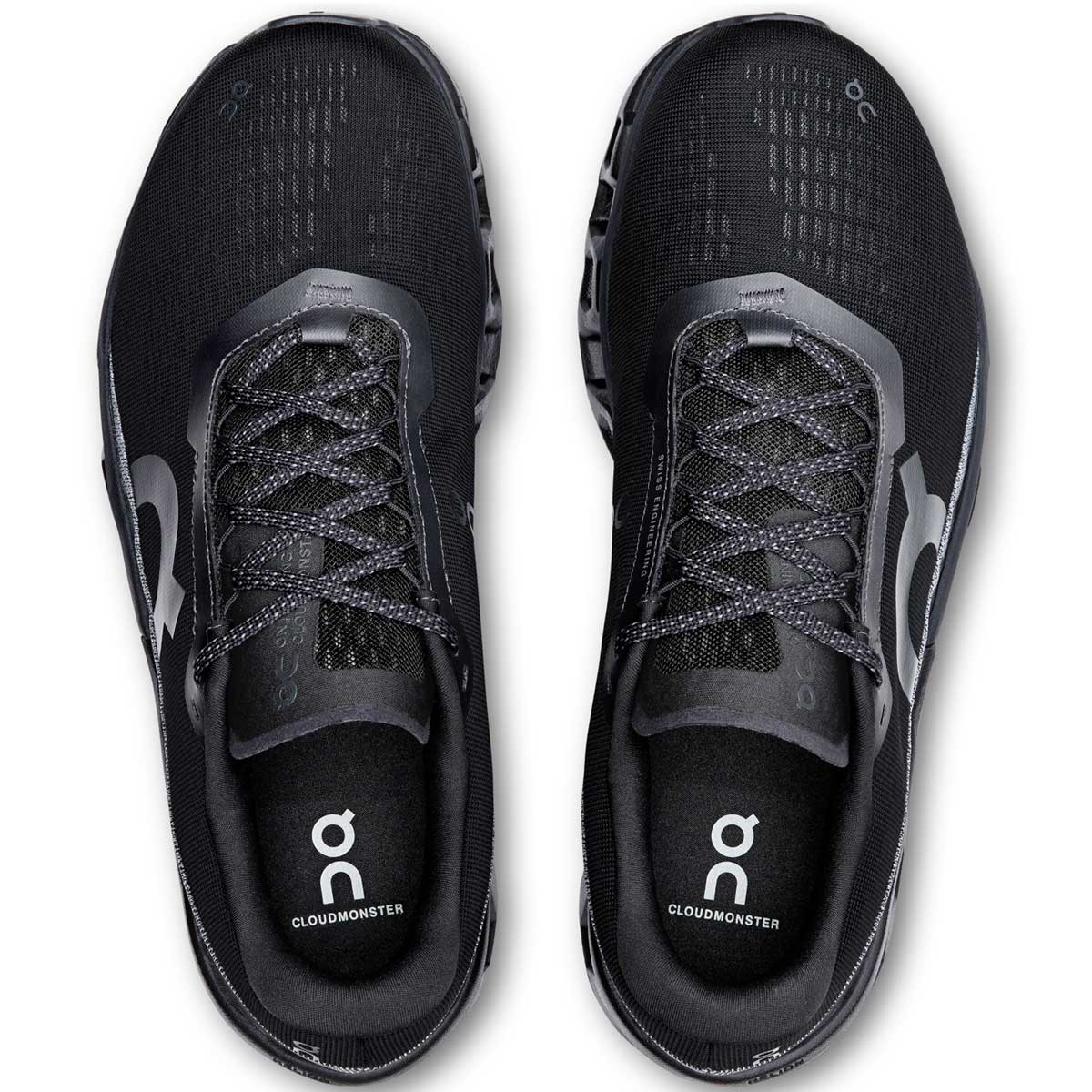 Tenis On CLOUDMONSTER 2 Negro Silver Unisex
