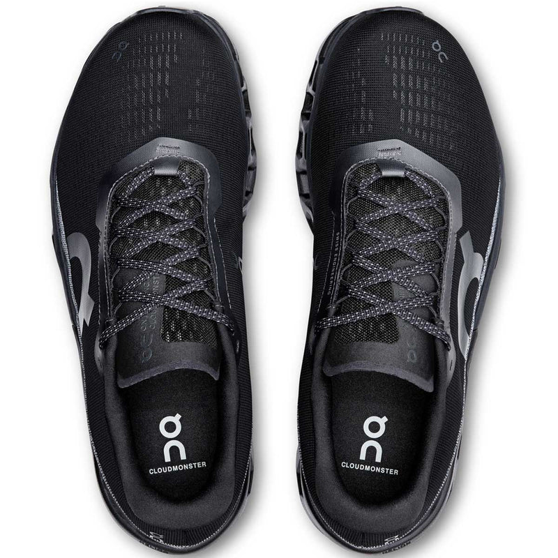 Tenis On CLOUDMONSTER 2 Negro Silver Unisex