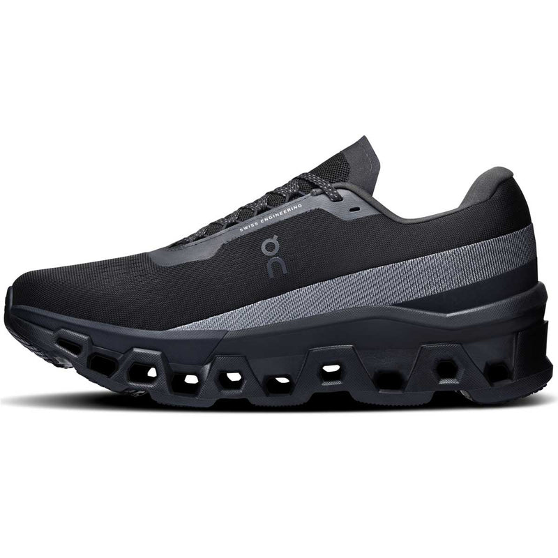 Tenis On CLOUDMONSTER 2 Negro Silver Unisex