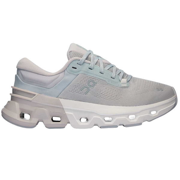 Tenis On Cloudflyer 5 Running Gris Blanco Mujer