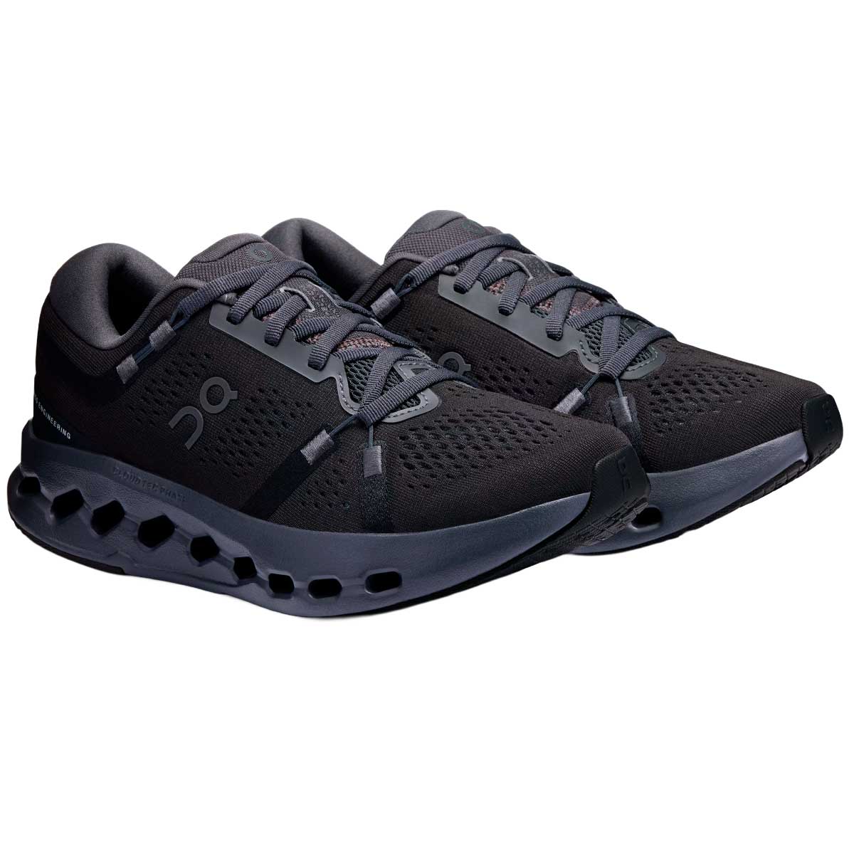 Tenis On Cloudsurfer 2 Running Todo Negro Mujer