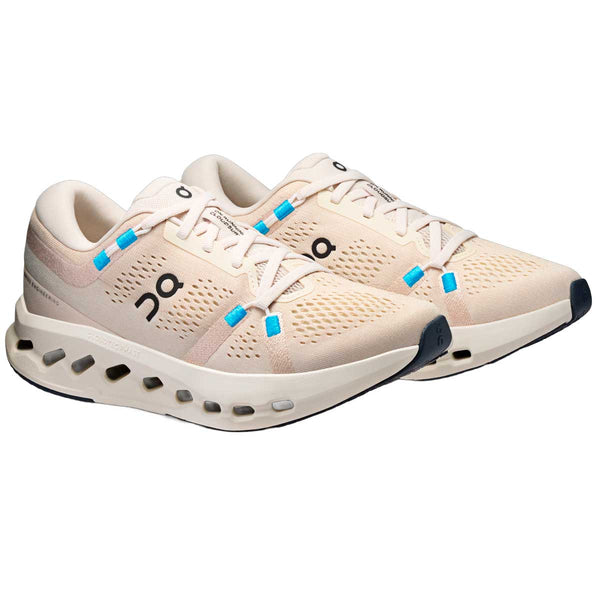 Tenis On Cloudsurfer 2 Running Beige Azul Mujer