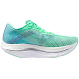Tenis Mizuno WAVE REBELLION FLASH Menta Neón Mujer