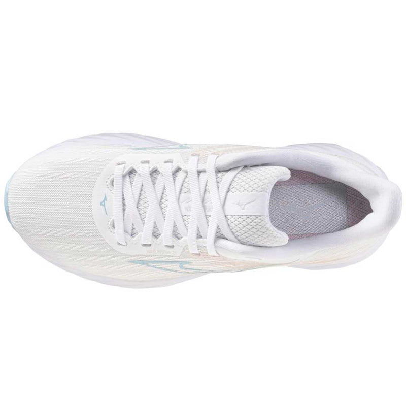 Tenis Running Mizuno WAVE INSPIRE 21 Blanco Azul Mujer