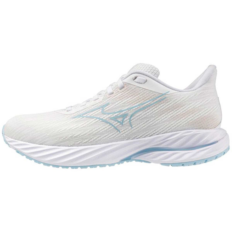 Tenis Running Mizuno WAVE INSPIRE 21 Blanco Azul Mujer