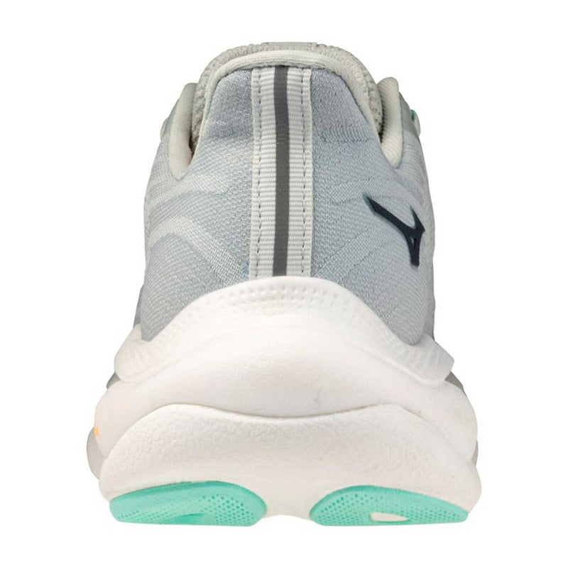 Tenis Running Mizuno WAVE SKY 9 Gris Aqua Mujer