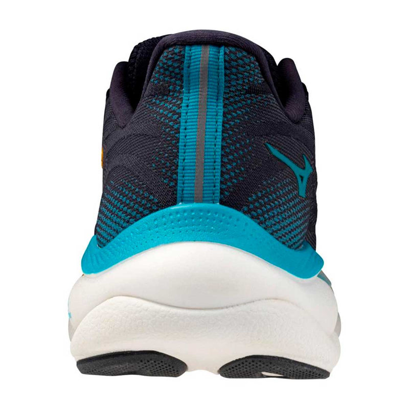Tenis Running Mizuno WAVE SKY 9 Navy Citrus Hombre