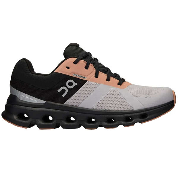 Tenis Running On CLOUDRUNNER WP Morado Negro Mujer