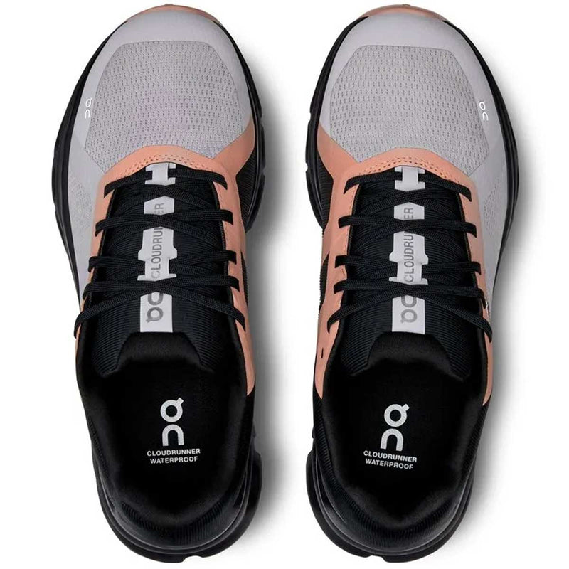 Tenis Running On CLOUDRUNNER WP Morado Negro Mujer