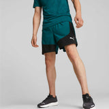 Short Deportivo Puma RUN FAVORITE VELOCITY 7" Verde Hombre