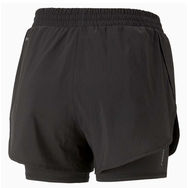 Short Deportivo Puma RUN 2IN1 3" SHORT Negro Mujer