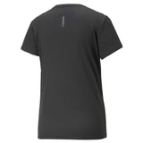 Playera Deportiva Puma RUN LOGO SS TEE Negra Mujer