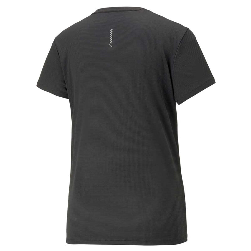 Playera Deportiva Puma RUN LOGO SS TEE Negra Mujer