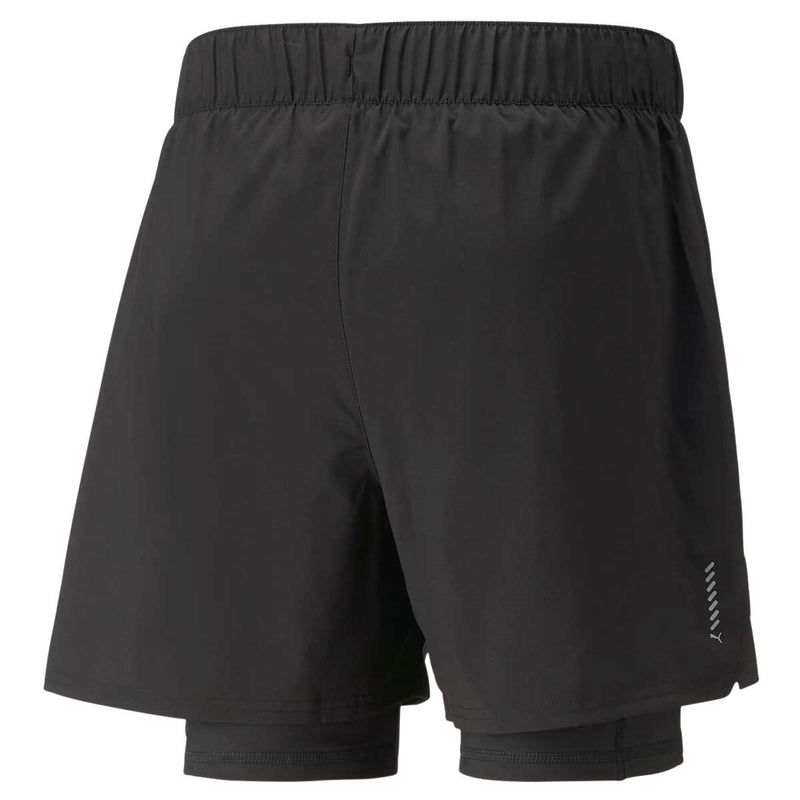 Short Deportivo Puma RUN 2IN1 5 SHORT Negro Hombre