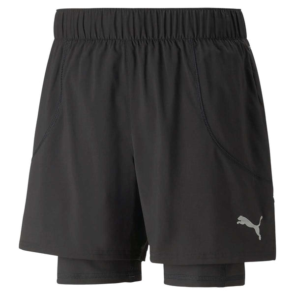 Short Deportivo Puma RUN 2IN1 5" SHORT Negro Hombre