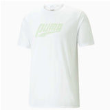 Playera Deportiva Puma SS GRAPHIC TEE Blanca Hombre