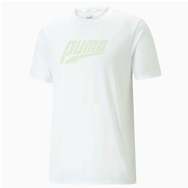 Playera Deportiva Puma SS GRAPHIC TEE Blanca Hombre