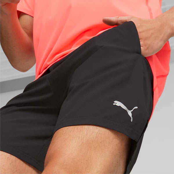 Short Deportivo Puma RUN ULTRAWEAVE 7" Negro Puma Hombre