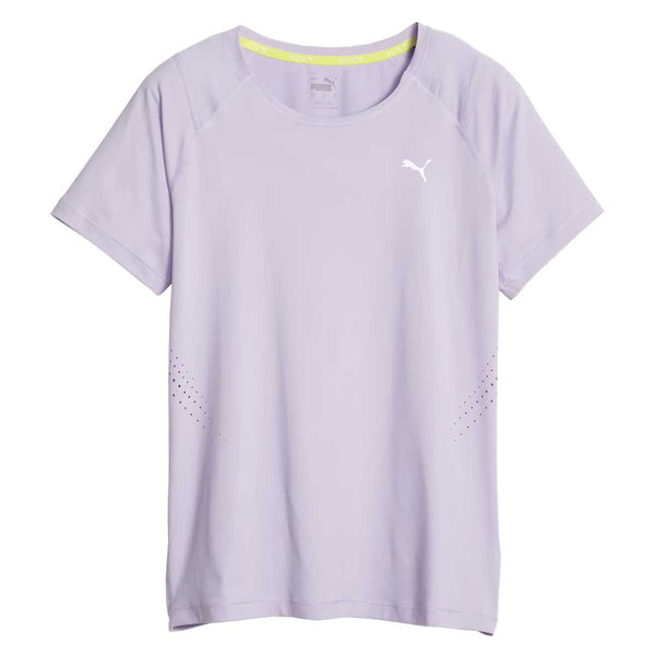 Playera Deportiva Puma RUN CLOUDSPUN TEE Lila Mujer