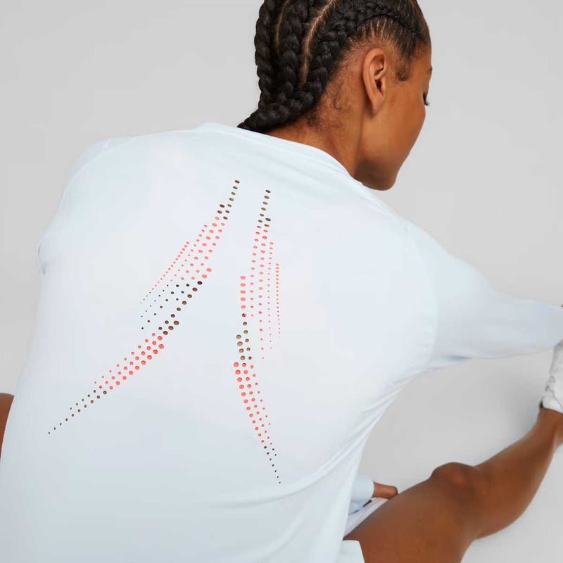 Playera Deportiva Puma CLOUDSPUN LS TEE Azul Mujer